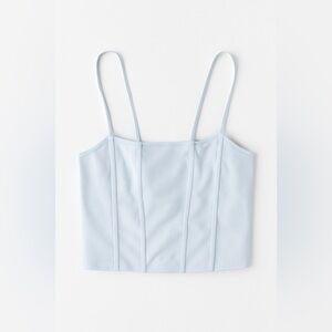 Blue Crop Bustier